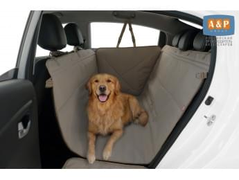 Автогамак Happy Dog (Хэппи Дог). Цельный. Цвет: бежевый.