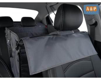 Автогамак Happy Dog Premium (Хэппи Дог Премиум). На половину сиденья. Цвет: серый.