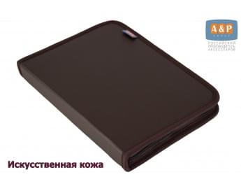 Папка для сервисной книжки "Практик". Искусственная кожа. Формат А5. Цвет: коричневый.